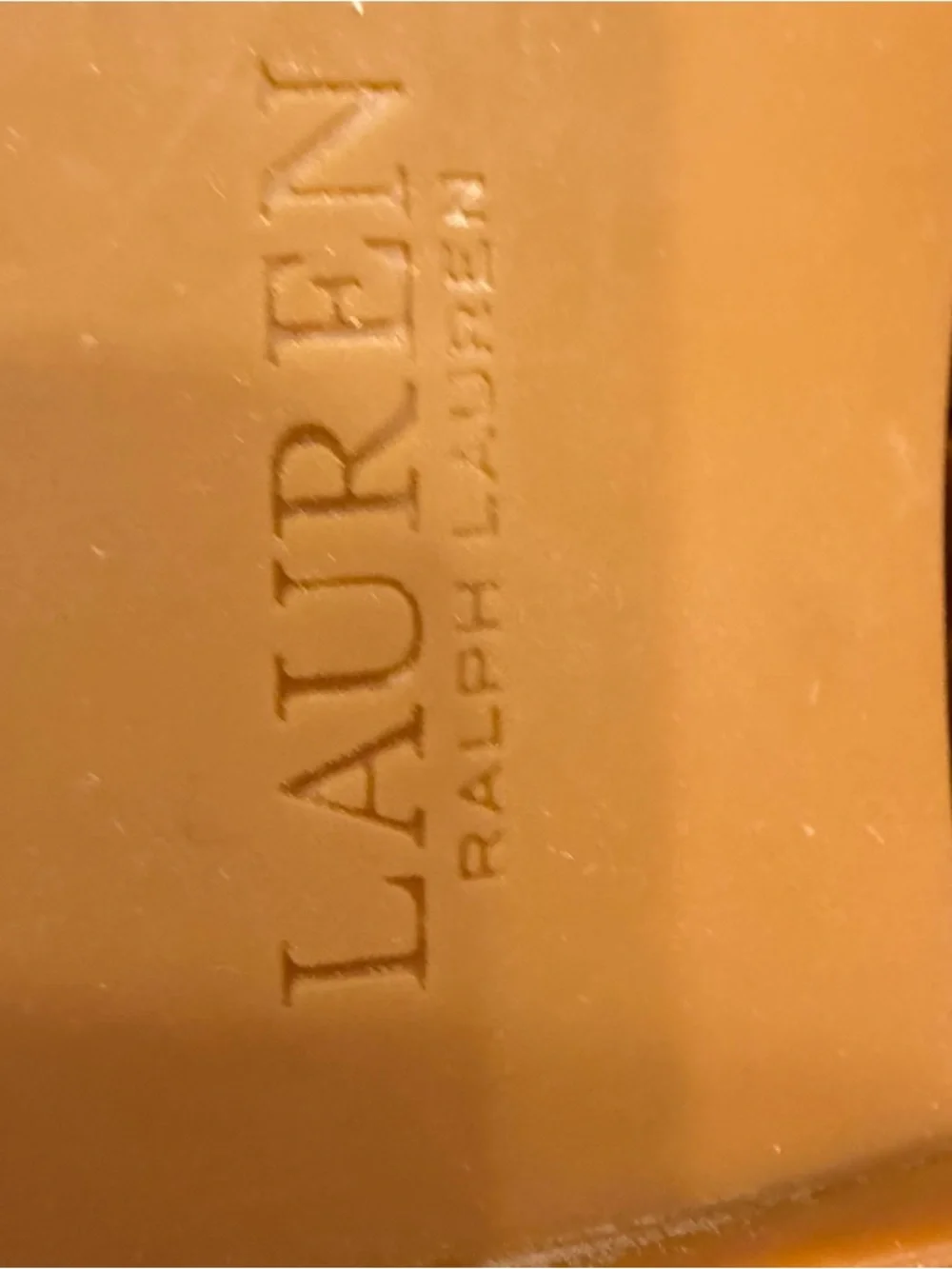 Ralph Lauren Women’s Croc Embossed Loafers Camel Sz 6 NEW